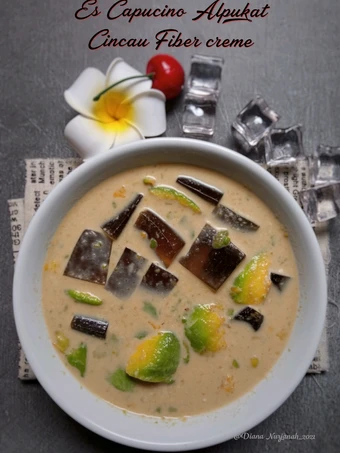 Cara Mudah Menyiapkan Resep Es Capucino Alpukat Cincau Fiber Creme yang Bisa Manjain Lidah Anti Ribet, Menggugah Selera