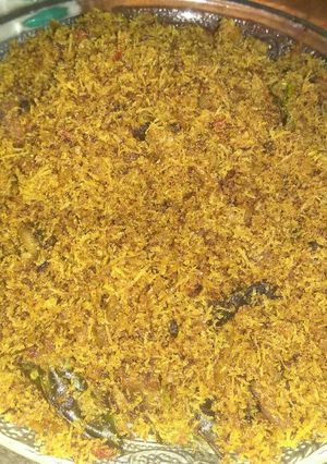 Foto resep Serundeng tongkol manis pedas
