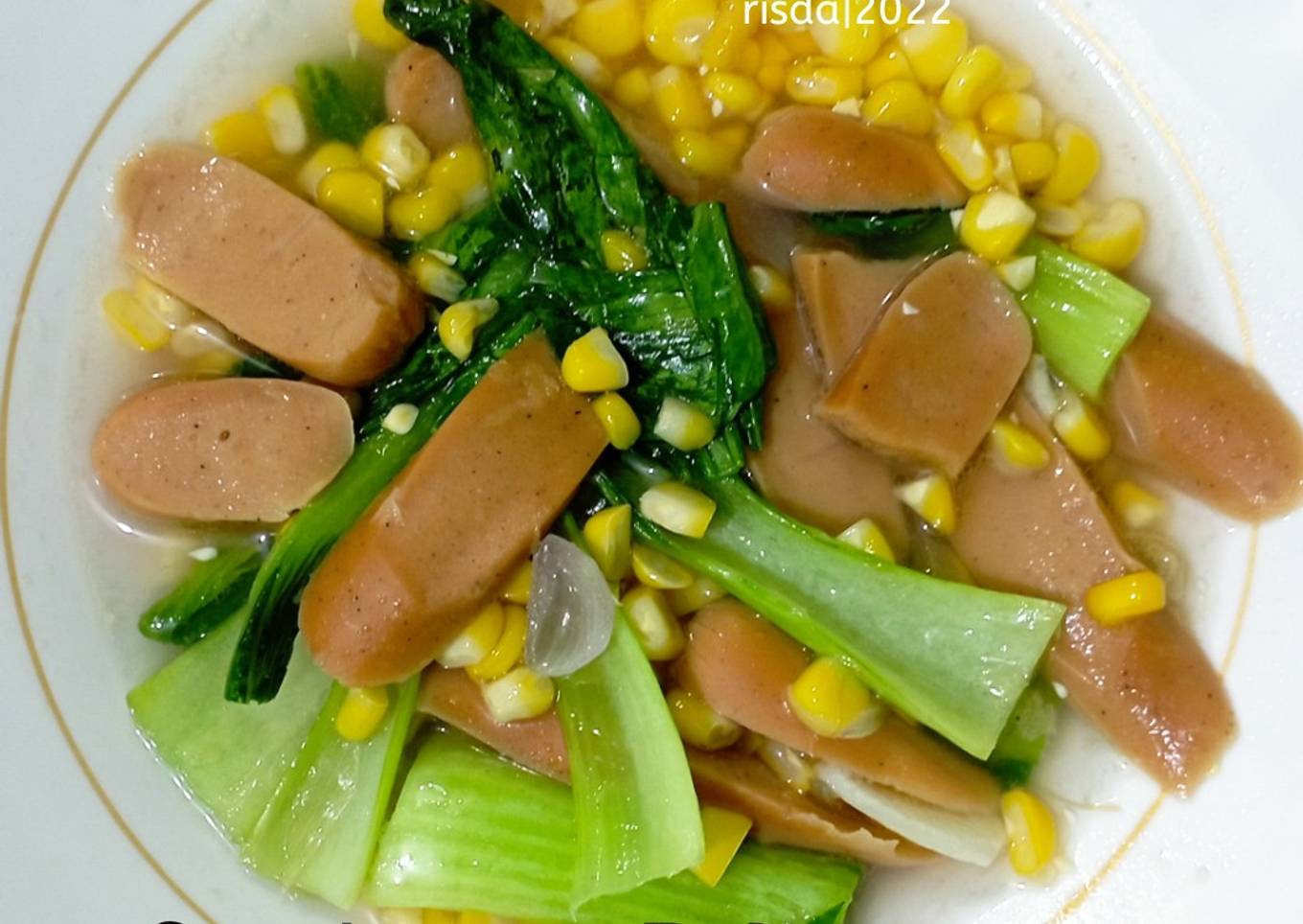 Sup Jagung Pokcoy