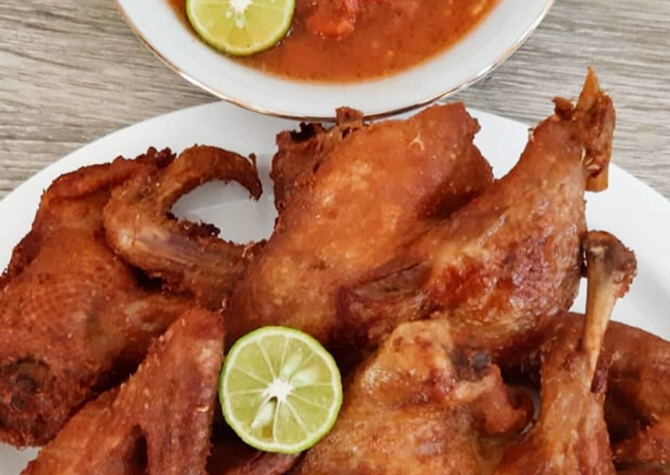 Bebek Goreng Bumbu Ungkep