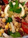 Chickpea Salad with Capers and Tuna