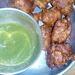 A picture of Soya bean chunks (pakora).