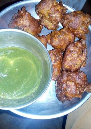 A picture of Soya bean chunks (pakora).