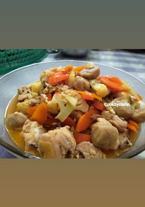 Foto resep Capcay tetelan ayam