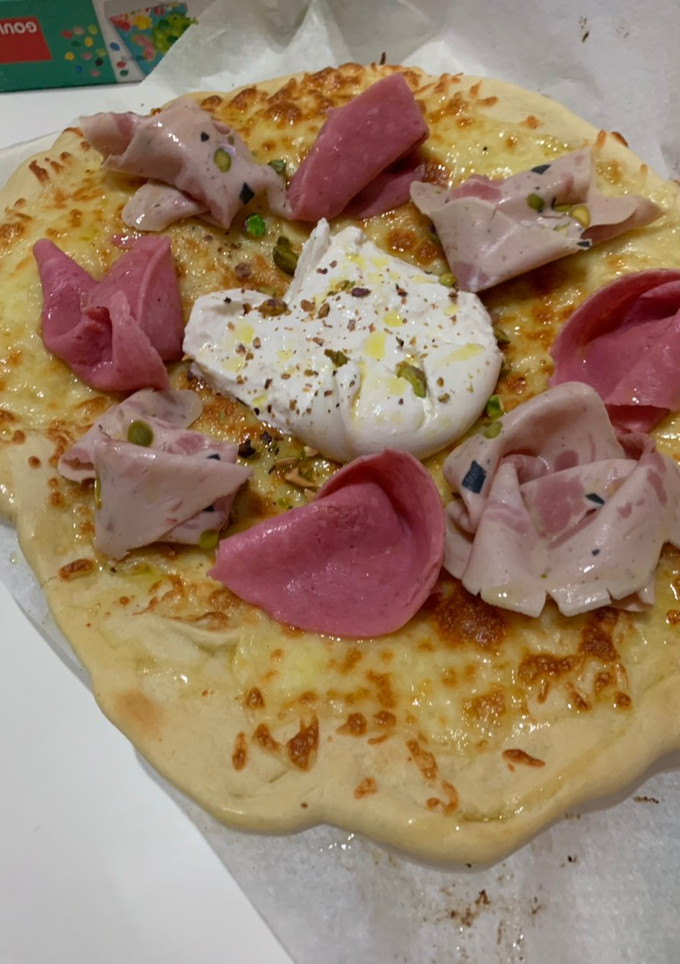 Una foto de Masa de pizza en Thermomix con 2 levados