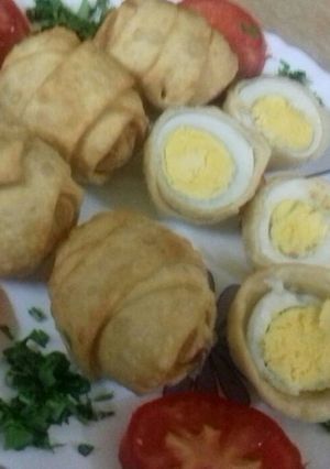 صورة لوصفة بيض باالعجينة طيب ولذيذه