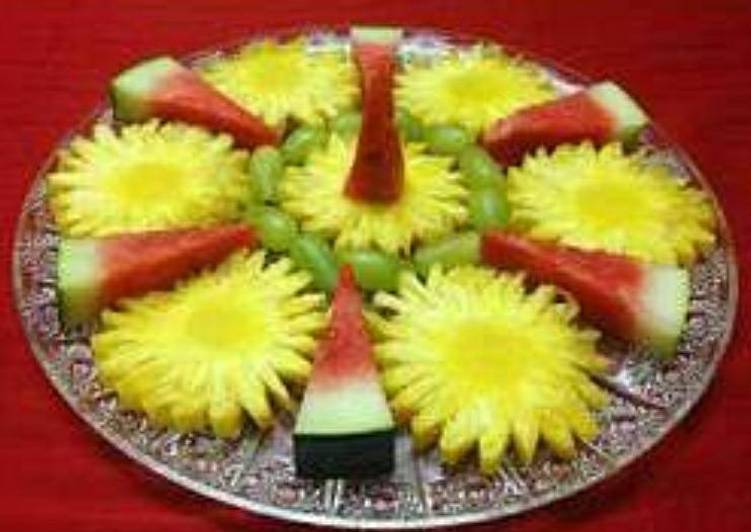 Recipe of Any-night-of-the-week Pineapple fruits salad