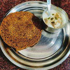 A picture of Ragi Oats Chilla.