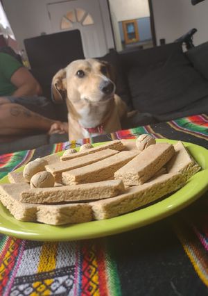 Una foto de Galletitas de avena para perros 🐶