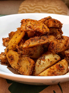 Una foto de Patatas Deluxe en microondas