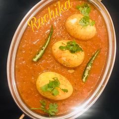 A picture of Dhaba Style Egg Curry.