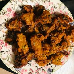 A picture of Mashed aloo pakory.
