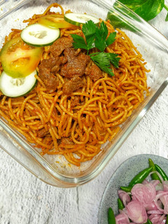 Foto resep Mie Aceh Spaghetti