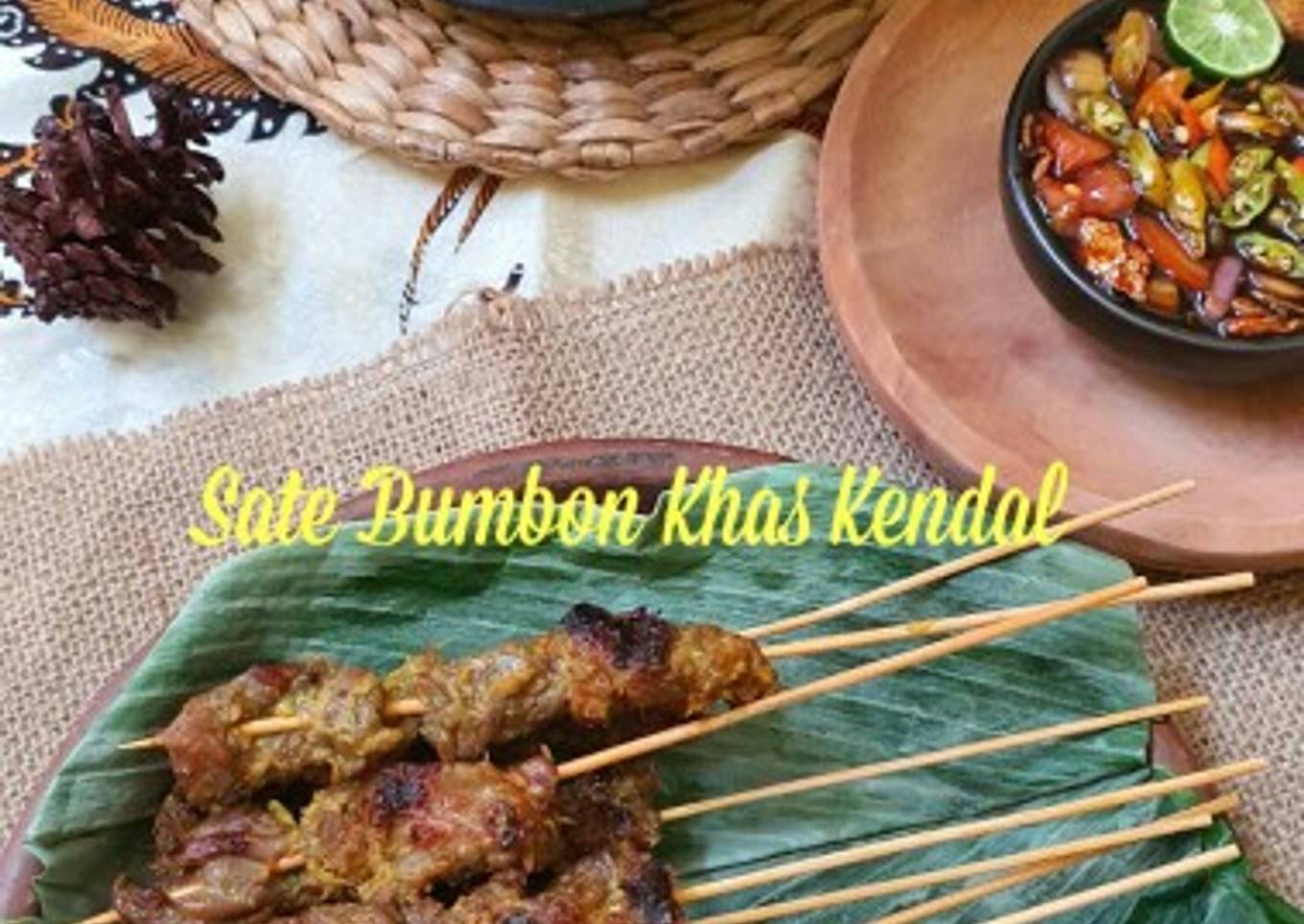 Sate Bumbon Khas Kendal