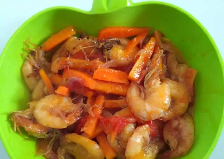 Resep Udang saos asam manis bumbu sederhana yang Bikin Ngiler