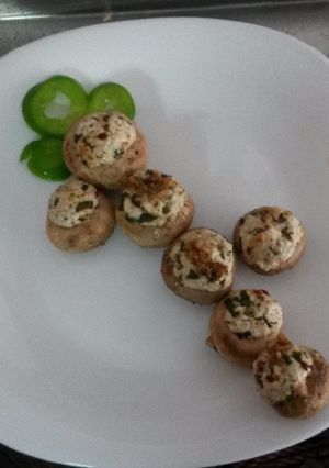 A picture of Stuffed mushrooms.