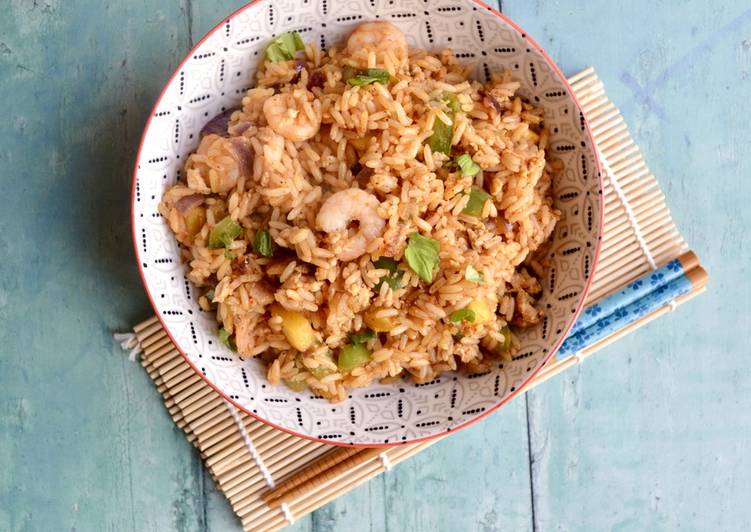 Step-by-Step Guide to Prepare Quick Mango Prawn Fried Rice