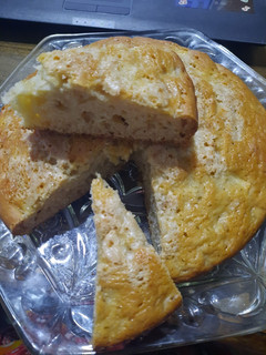 Una foto de Torta fácil con manzanas