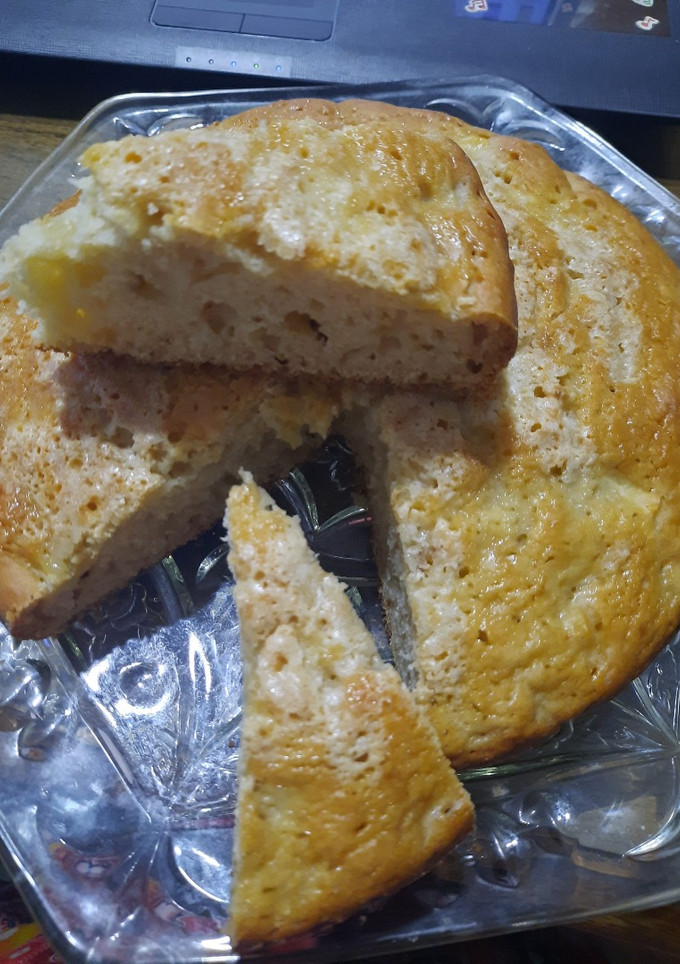 Una foto de Torta fácil con manzanas
