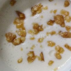 A picture of Butterscotch lassi (without sugar).