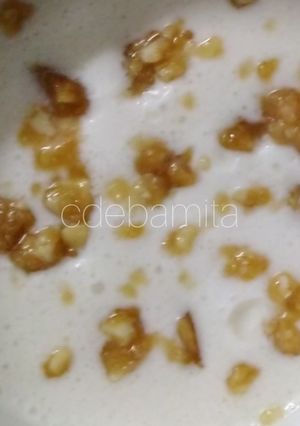 A picture of Butterscotch lassi (without sugar).
