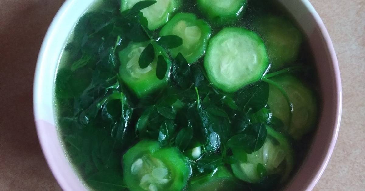 29 resep sayur bening kelor oyong enak dan sederhana - Cookpad