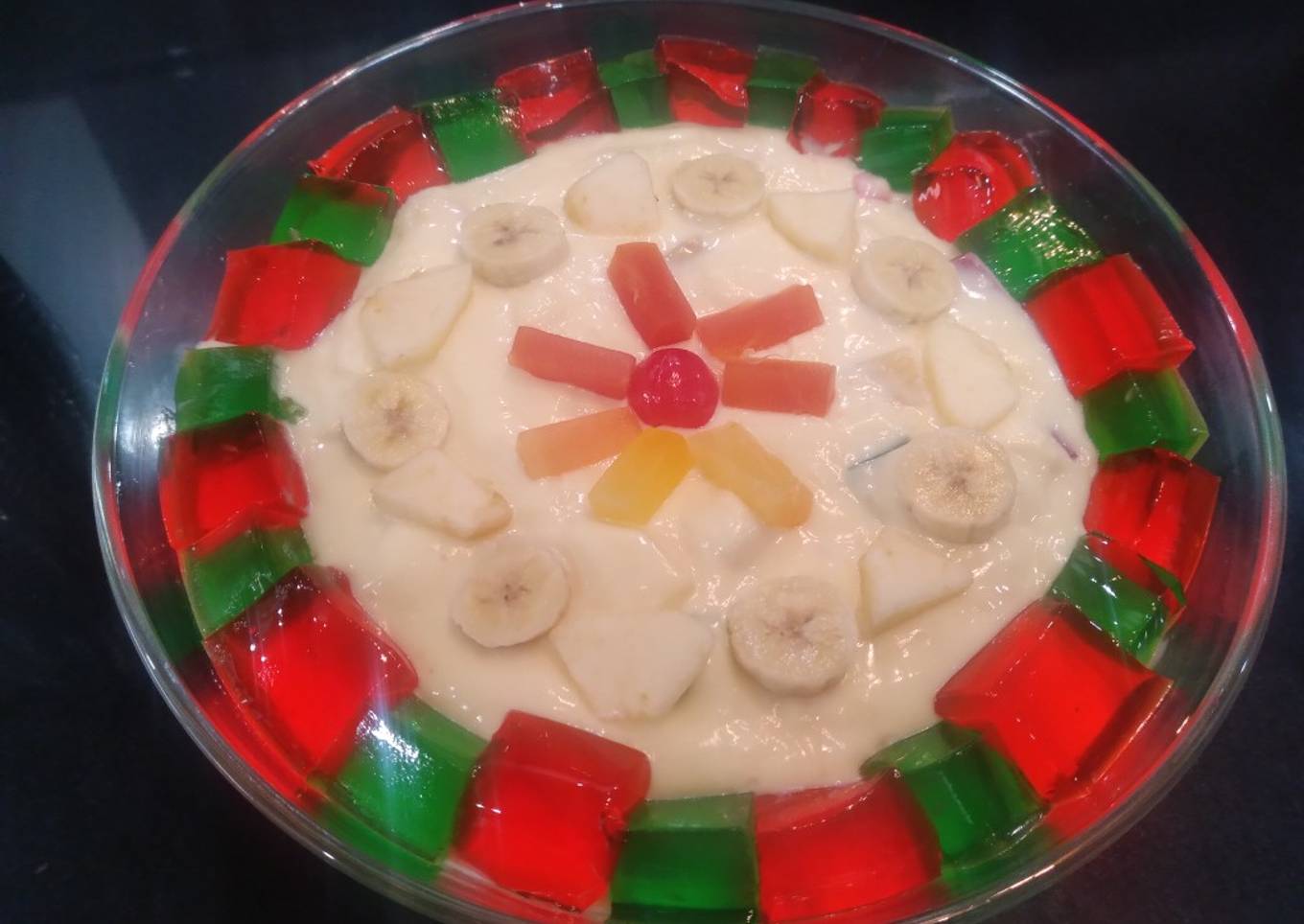 Fruit custard