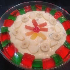 A picture of Fruit custard.