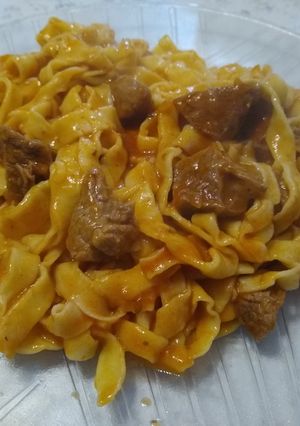 Una foto de Fideos caseros