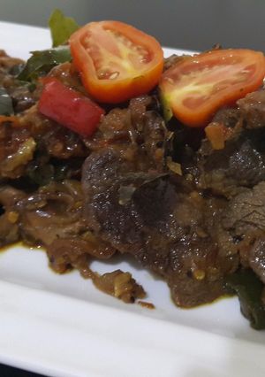 Foto resep Daging jamur lada hitam