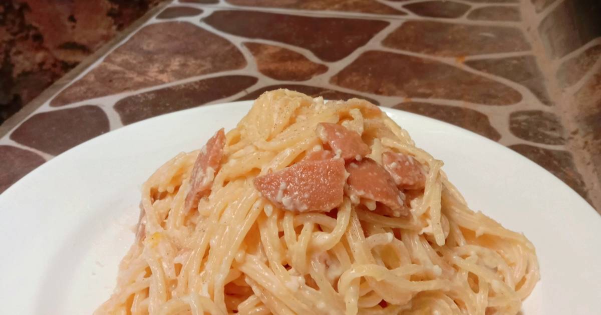 Resep 11. Spaghetti Carbonara oleh Martvie Anggi Larassati 