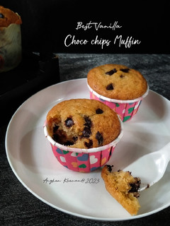 Foto resep Best Vanilla Chocochips Muffin with Buttermilk