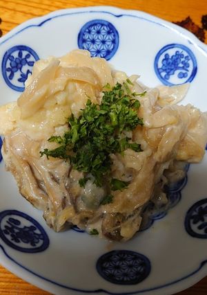 Una foto de Ostras y coliflor al horno