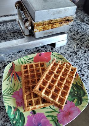 Una foto de Waffles Belgas