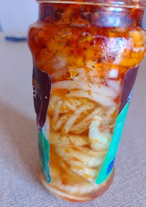 Una foto de Cebolla y Pimiento Encurtidos para Asado