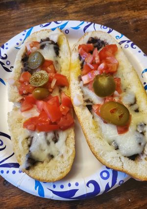 Una foto de Molletes