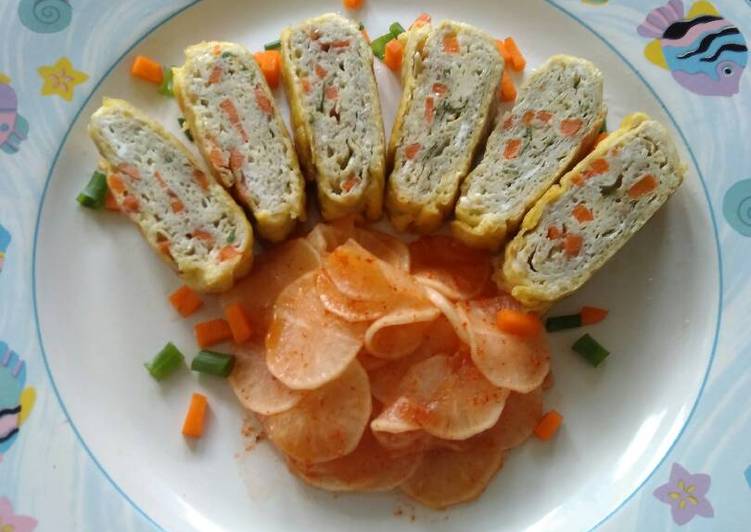 Tamagoyaki with White Radish Pickle ala Agip Riani