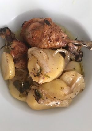 Una foto de Pollo a la cerveza