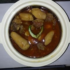 A picture of Arbi gosht.