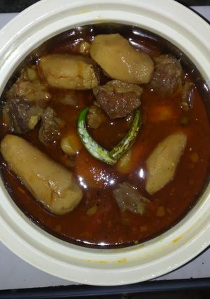 A picture of Arbi gosht.