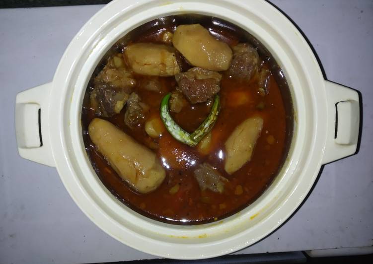 Recipe of Perfect Arbi gosht