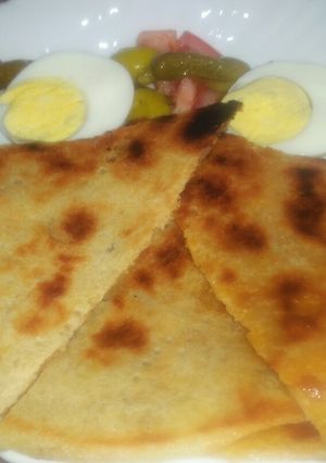 صورة لوصفة كسرة محشية