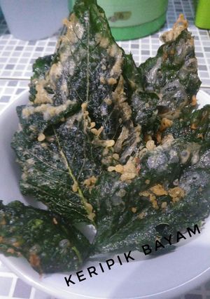 Foto resep Keripik bayam crispy