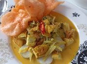 Gambar ketupat sayur padang