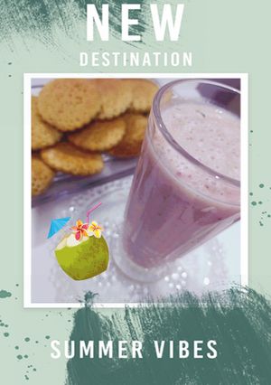 عکسی از دستور شیرموز و توت فرنگی