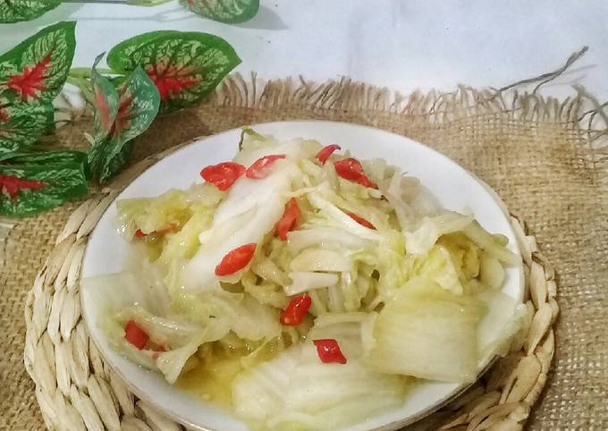 Resep Tumis Sawi Putih Oleh Farida Sulthan 🇮🇩 Ig Malika02782 Cookpad