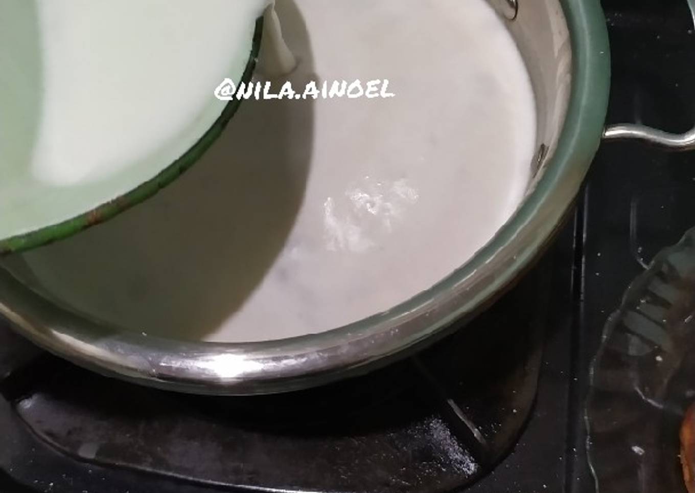 Tips memasak santan bila kena es batu tdk berlemak /bergerindil
