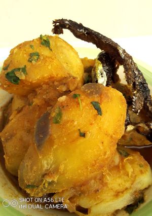 A picture of Sweet Potatoes Fish Pepper Soup.