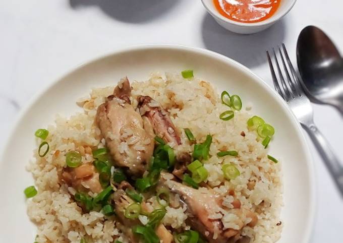 Resep Nasi Ayam Rice Cooker Oleh Nungki Iskandar Cookpad