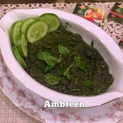 A picture of Podina Chutney 😋.